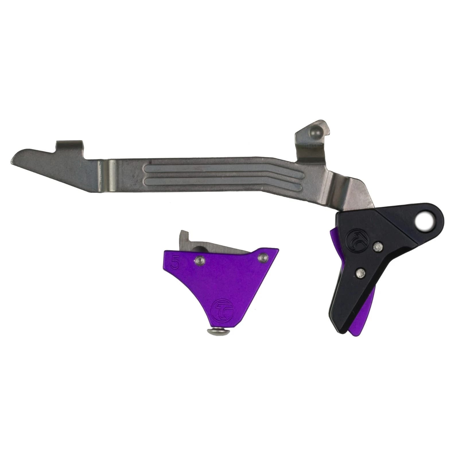 Timney Triggers Alpha Comp Trigger, Fits Glock Gen 5 – G17, G19, G34 Purple