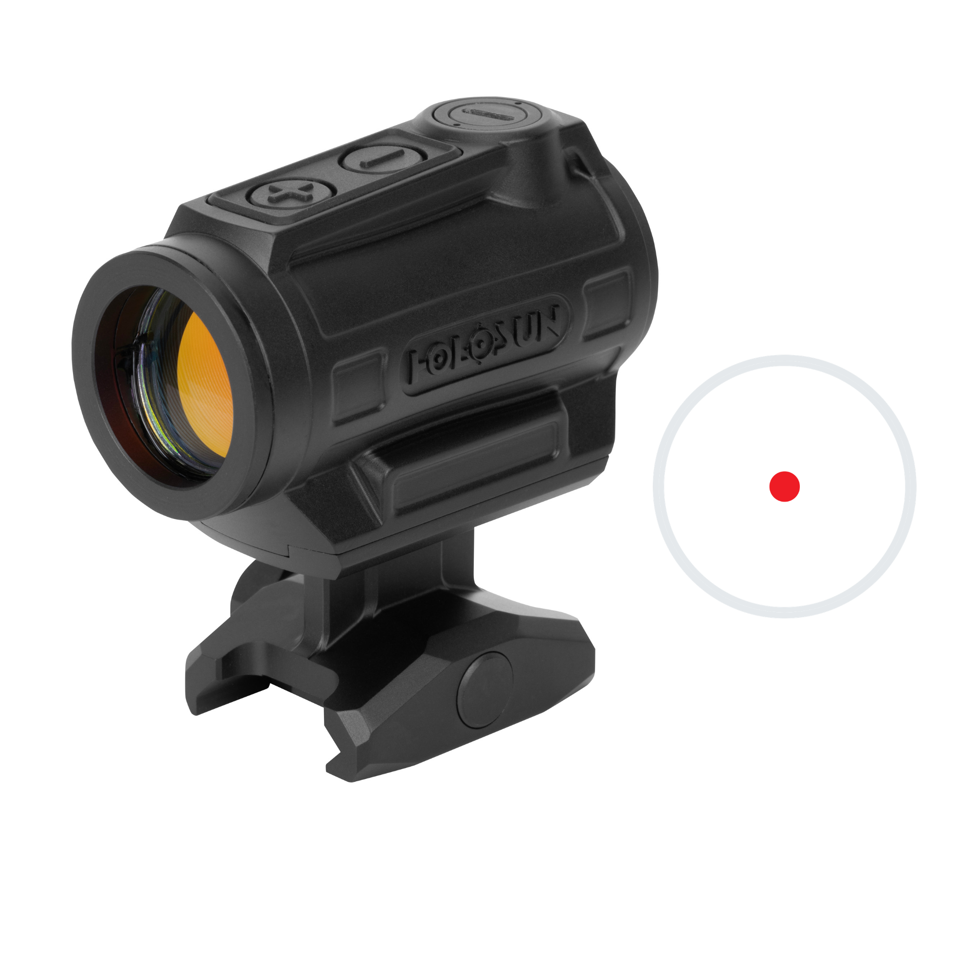 Holosun ARO Red Dot, 2 MOA Dot, Fits 1913 Picatinny Rail, 1.63" Lower 1/3 Co-Witness Mount