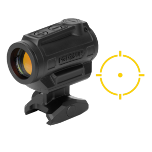 Holosun ARO, Gold Dot, Multiple Reticle System, Fits 1913 Picatinny Rail, 1.63" Lower 1/3 Co-Witness Mount, Black