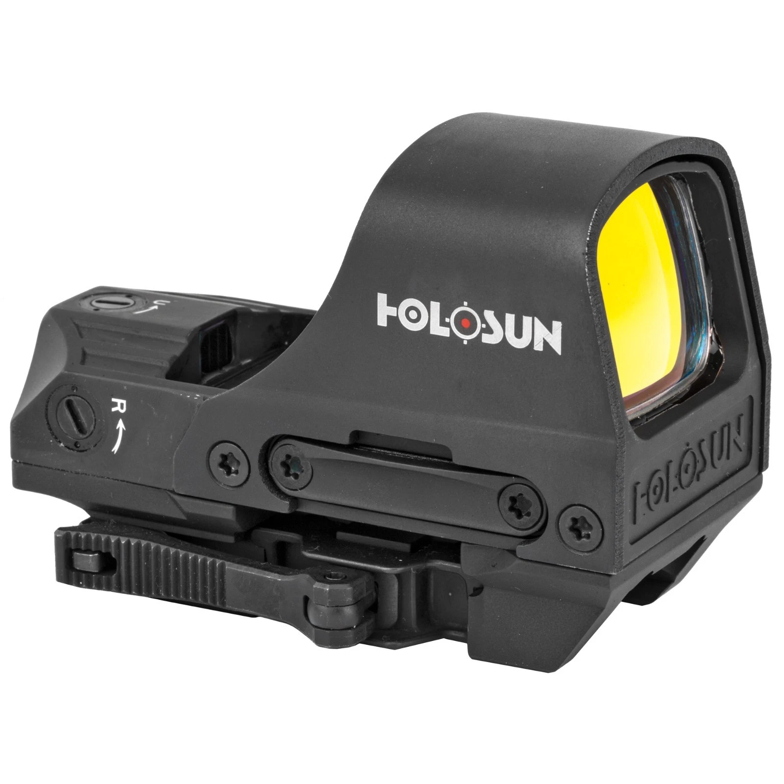 HOLOSUN HS510C Open Reflex Sight with 65 MOA Circle and 2 MOA Red Dot Reticle in Black