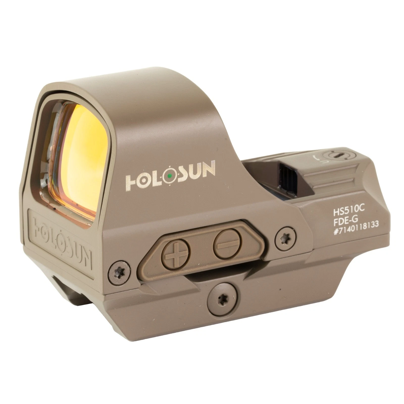 : Holosun HS510C-GR Flat Dark Earth Reflex Sight Green Circle Dot