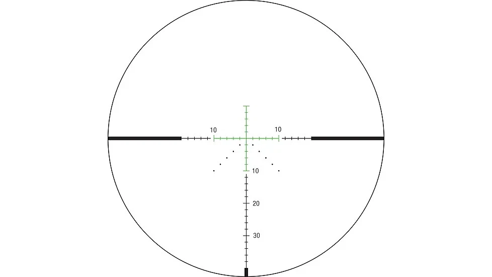 Trijicon Credo 3-9x40mm 1" - SFP Green MOA Hunter - Matte Black (2900040) - Image 4