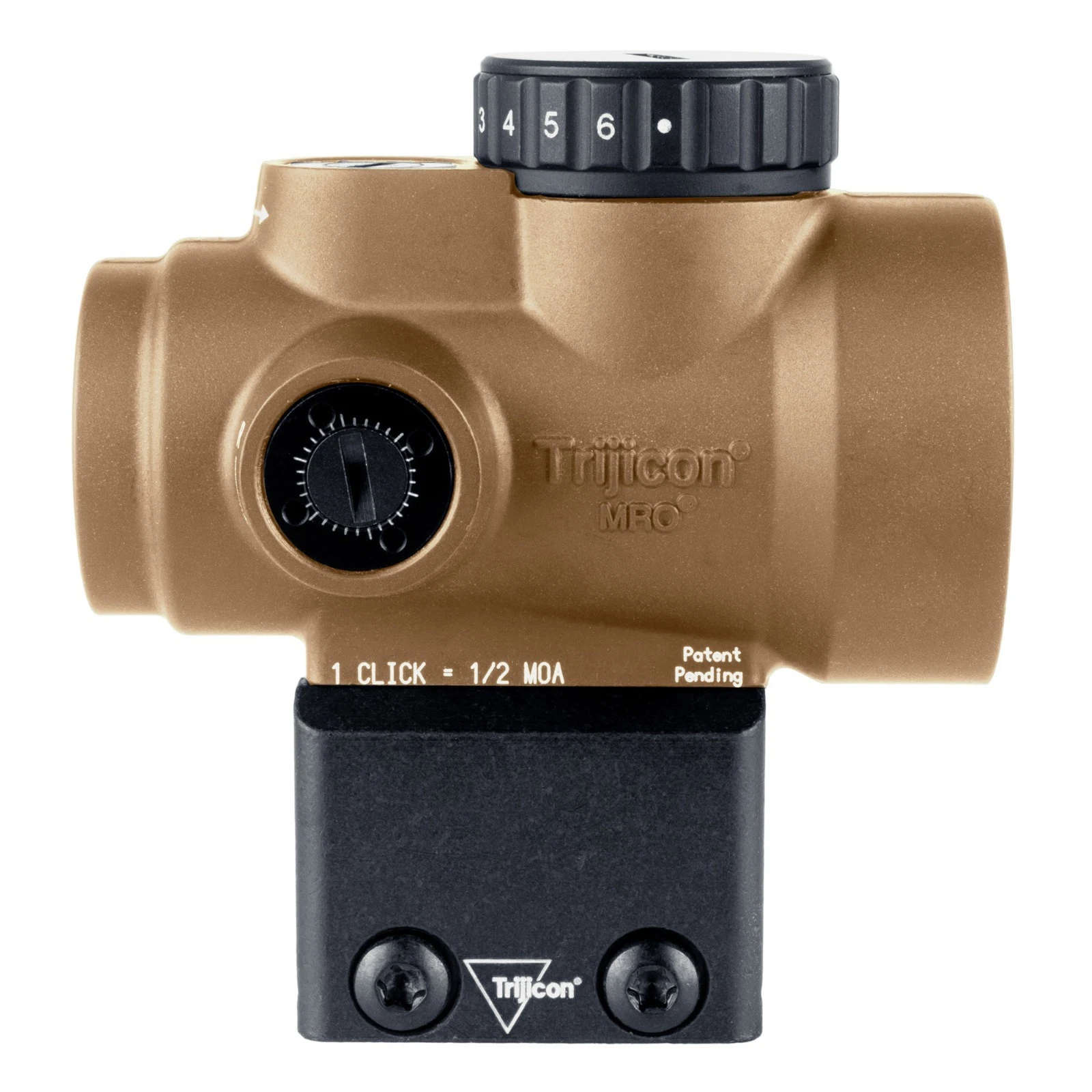 Trijicon MRO SD 1x25 Red Dot, Coyote Brown, 2.0 MOA MRO-C-2200328 1/3 Co-Witness - Image 4