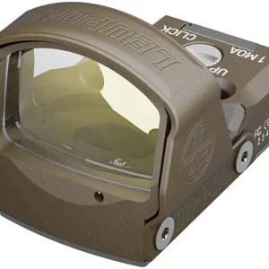 Leupold DeltaPoint Pro FDE 6 MOA reflex sight in Flat Dark Earth for pistols and tactical firearms