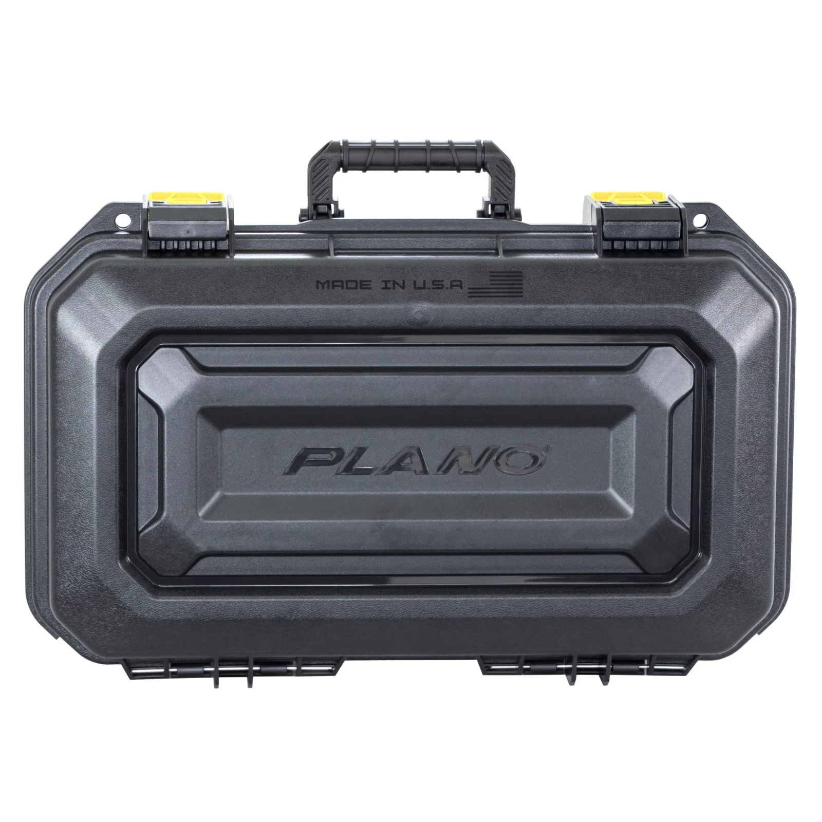 Plano All Weather 2 Pistol Case, 18"x10"x5", Pluck to Fit Foam, Black and Yellow - Image 3