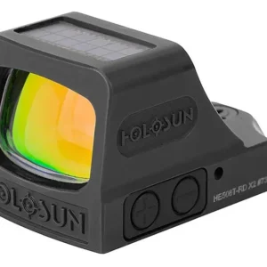 Holosun HE508T-RD X2 titanium open reflex pistol sight with 2 MOA dot and 32 MOA circle reticle