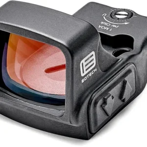 EOTech EFLX 3 MOA Mini Reflex Red Dot Sight in black with aluminum housing and multicoated lens.