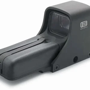 EOTech 512.A65 holographic weapon sight with 68 MOA ring and 1 MOA red dot reticle in black.