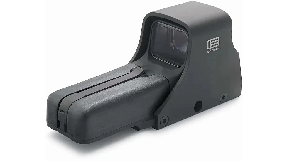 EOTech 512.A65 holographic weapon sight with 68 MOA ring and 1 MOA red dot reticle in black.