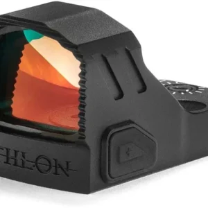 Athlon Midas EDC Pro 3MOA Open Red Dot Sight with motion sensor activation and black aluminum housing