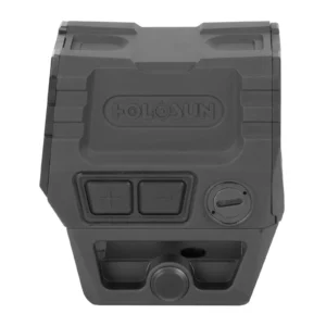 Holosun AEMS CORE X2 2 MOA red dot sight with enclosed black aluminum housing and Picatinny mount