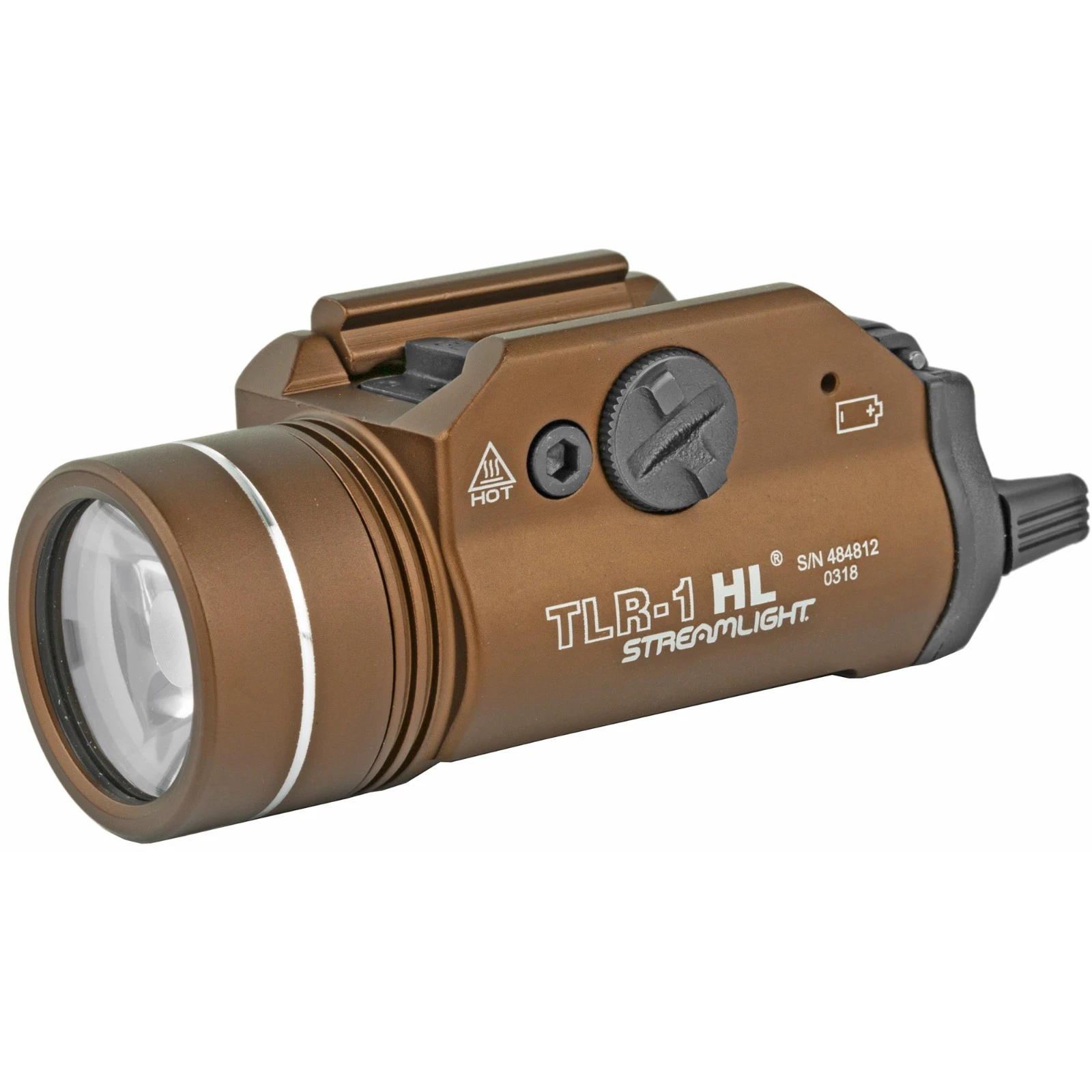 TLR-1 HL 1000 LM Rail-Mounted Tactical Flashlight - Brown